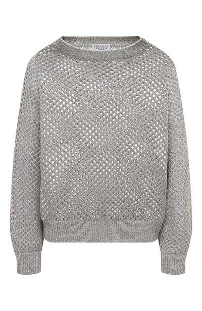 Свитер из о льна и хлопка BRUNELLO CUCINELLI, арт. 221MAJ585210, фото 1