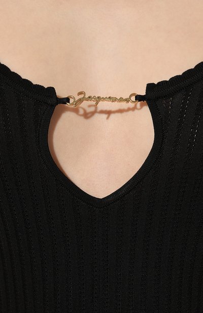 Платье из вискозы JACQUEMUS, арт. 24E241KN3562358, фото 5