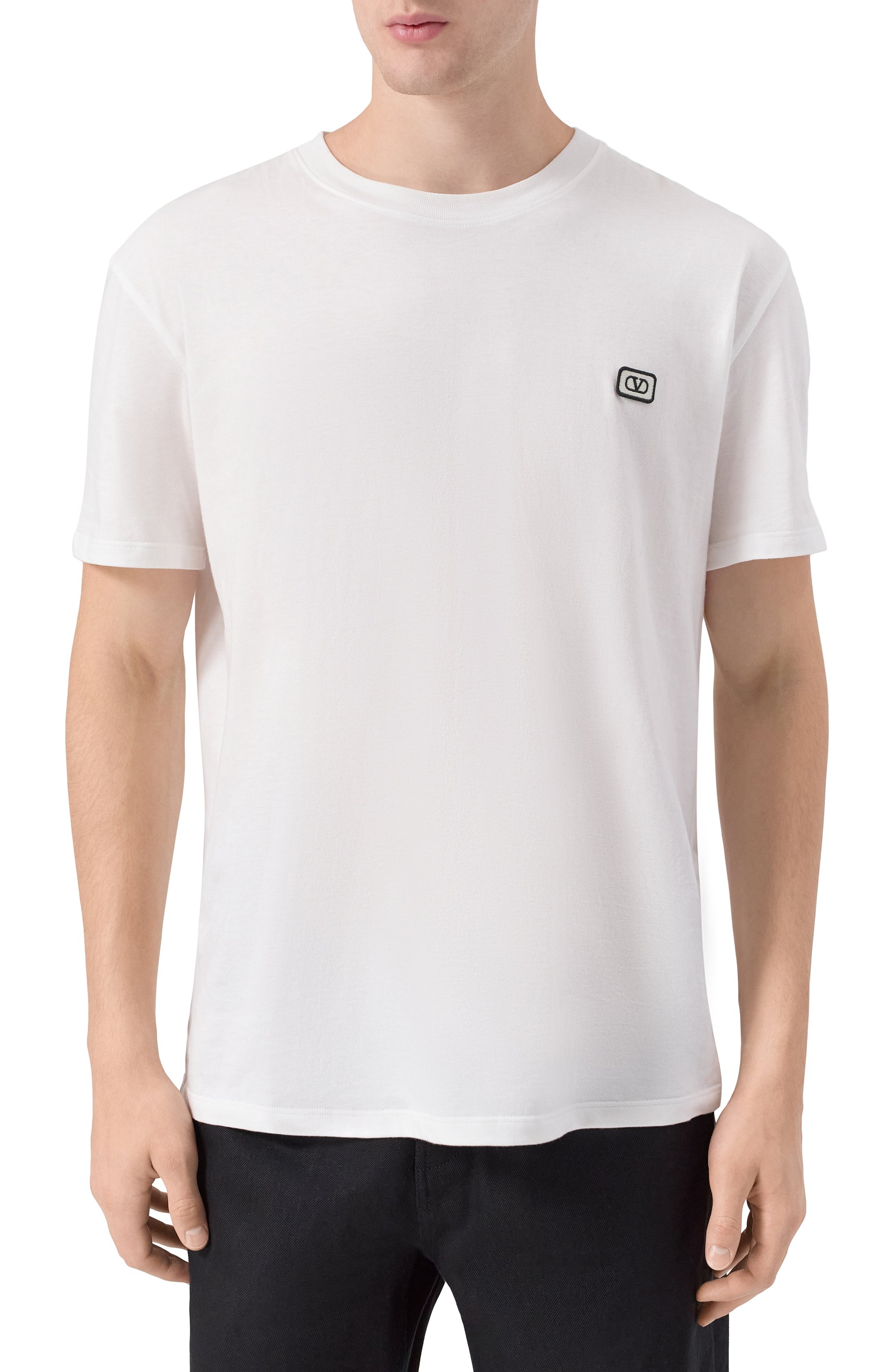 Хлопковая футболка VALENTINO, арт. 7V3MG10V/AQ8, фото 3