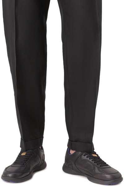 Кожаные кроссовки matrix BURBERRY, арт. 8109135, фото 3