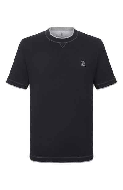 Мужская хлопковая футболка BRUNELLO CUCINELLI, арт. M0B137451G