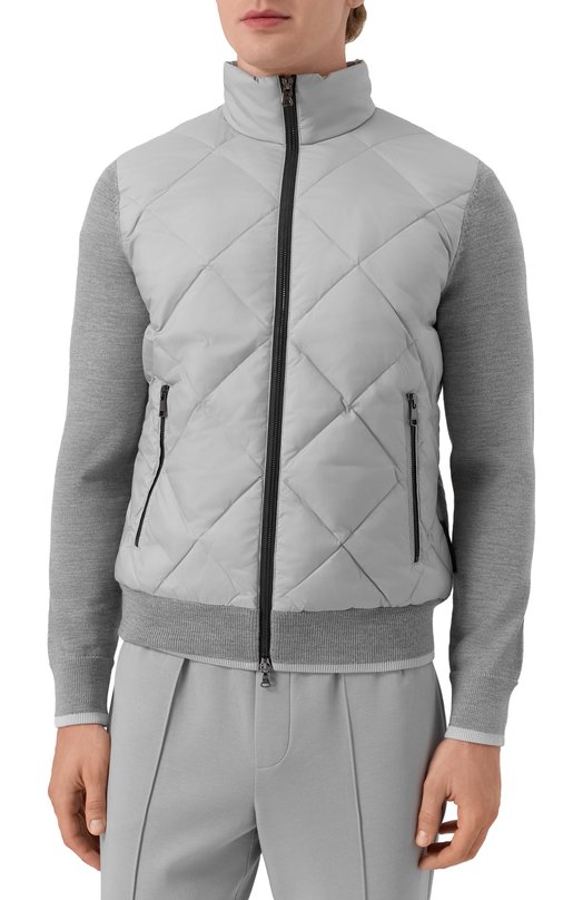 Комбинированный кардиган Bogner 88889426 Серый  88889426 Фото 3