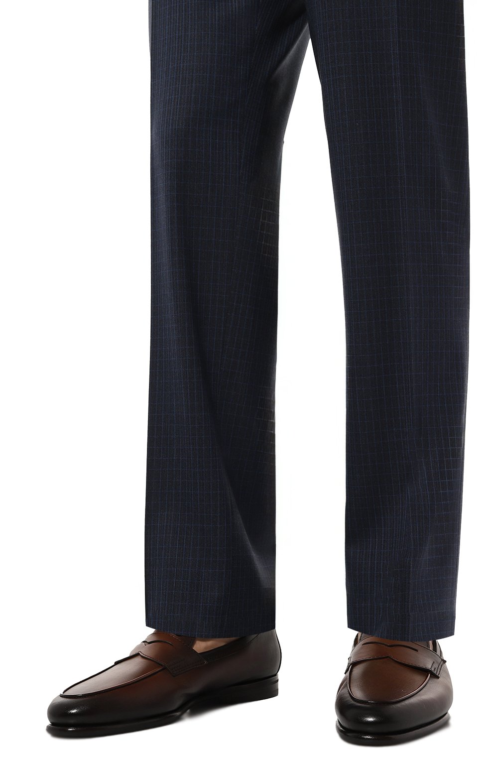 Кожаные пенни-лоферы carlos SANTONI, арт. MCNG18837SI9GMEM, фото 3