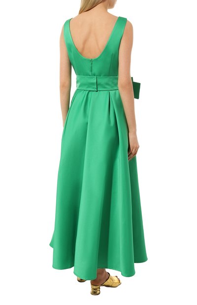 Атласное платье P.A.R.O.S.H. зеленого цвета по цене 89250 руб., арт. PARTY23-D725094, фото 4 Атласное платье P.A.R.O.S.H., арт. PARTY23-D725094, фото 4