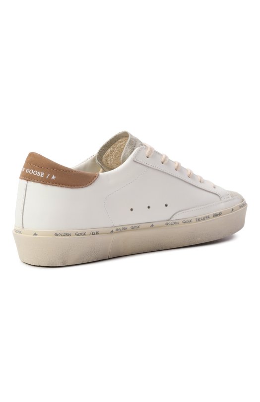 Кожаные кеды Hi Star Golden Goose Deluxe Brand GWF00118.F003976 Белый  GWF00118.F003976 Фото 5