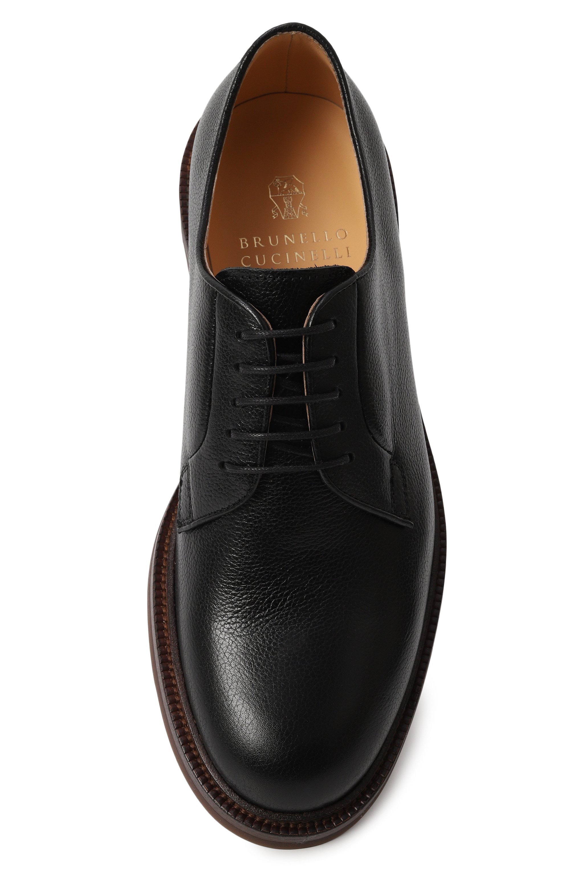 Кожаные дерби BRUNELLO CUCINELLI, арт. MZUNAIX810, фото 6