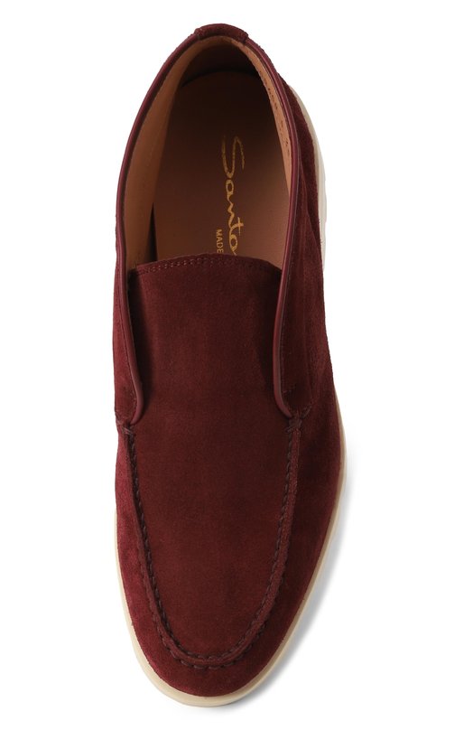Замшевые ботинки Santoni WUYG58458TISNPYL Бордовый  WUYG58458TISNPYL Фото 6