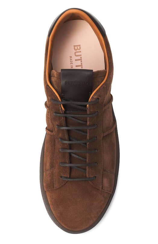 Замшевые кеды Burro Buttero B11740G0RH-UG Коричневый  B11740G0RH-UG Фото 5