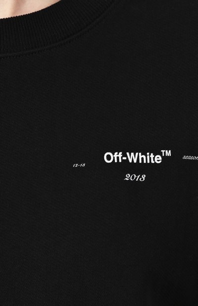 Хлопковый пуловер OFF-WHITE, арт. 0WBA026R190030441010, фото 5