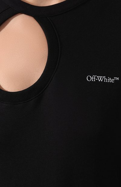 Хлопковая футболка OFF-WHITE, арт. 0WAA078S20JER0011045, фото 5