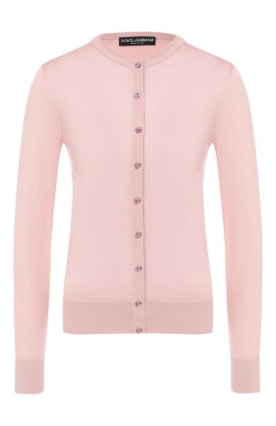 Женский кардиган из смеси кашемира и шелка DOLCE & GABBANA, арт. FX359T/JAMSL