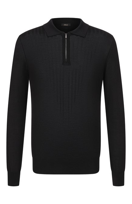 Мужская поло из шерсти и шелка ZILLI, арт. KZP001M0230VZRD00
