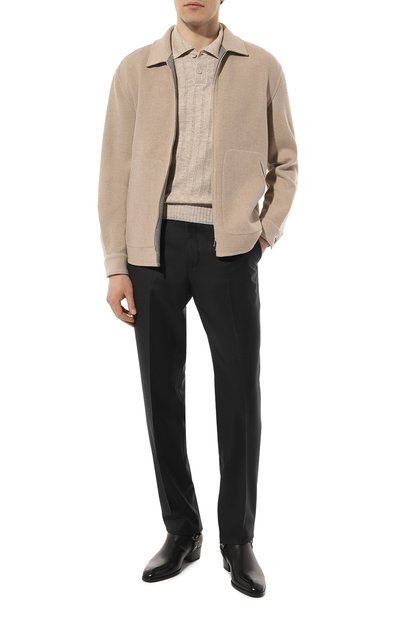 Поло изо льна и хлопка BRUNELLO CUCINELLI, арт. M2L70B2256, фото 2