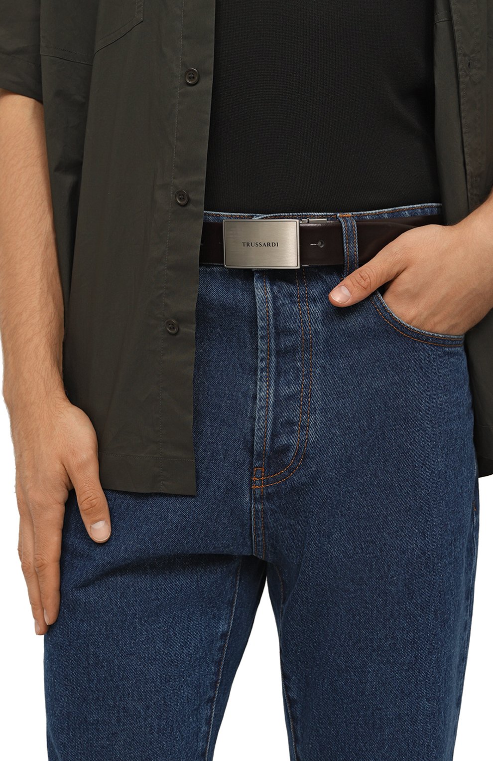 Двусторонний ремень TRUSSARDI, арт. 71L00190-9Y099999, фото 5