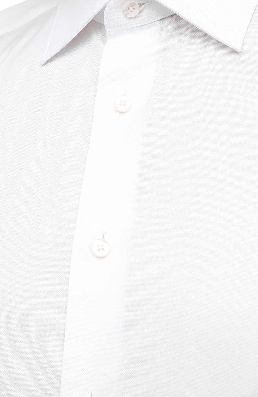 Хлопковая сорочка с воротником кент ZEGNA, арт. 204080/9MS4PA, фото 5