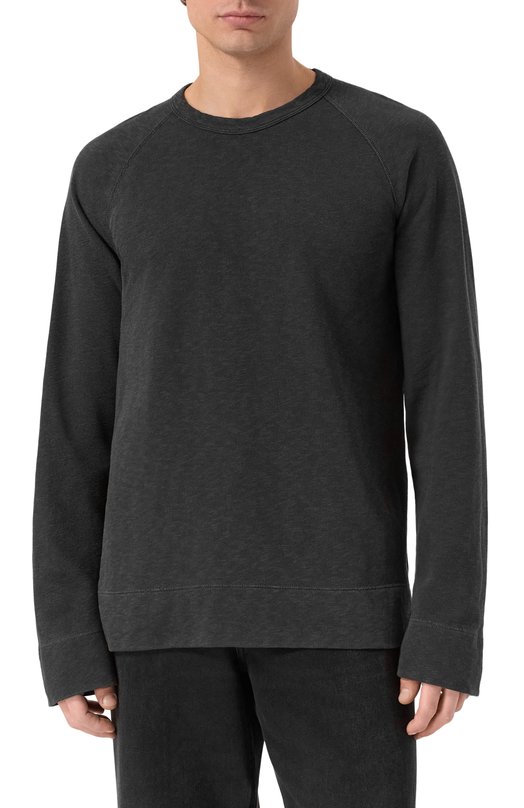 Хлопковый свитшот James Perse MXA3278 Серый  MXA3278 Фото 3