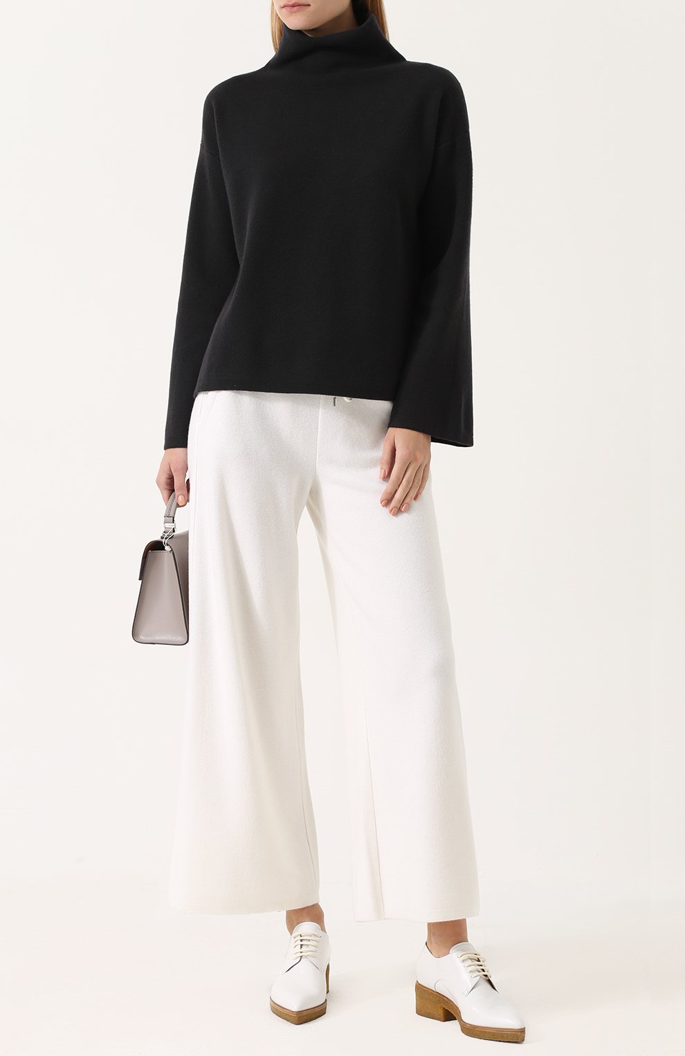 Широкие кашемировые брюки с карманами LORO PIANA, арт. FAG4325, фото 2