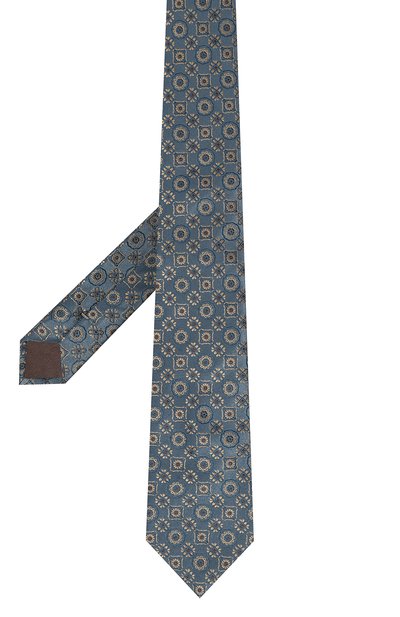 Шелковый галстук CANALI синего цвета по цене 16800 руб., арт. 18/HJ04004, фото 3 Шелковый галстук CANALI, арт. 18/HJ04004, фото 3