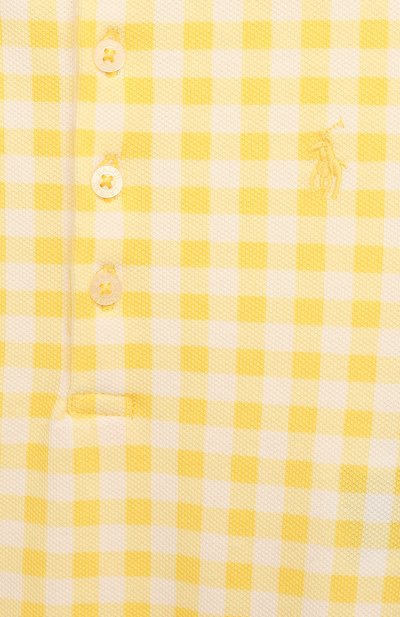 Хлопковое платье POLO RALPH LAUREN желтого цвета по цене 12500 руб., арт. 313868759, фото 3 Хлопковое платье POLO RALPH LAUREN, арт. 313868759, фото 3