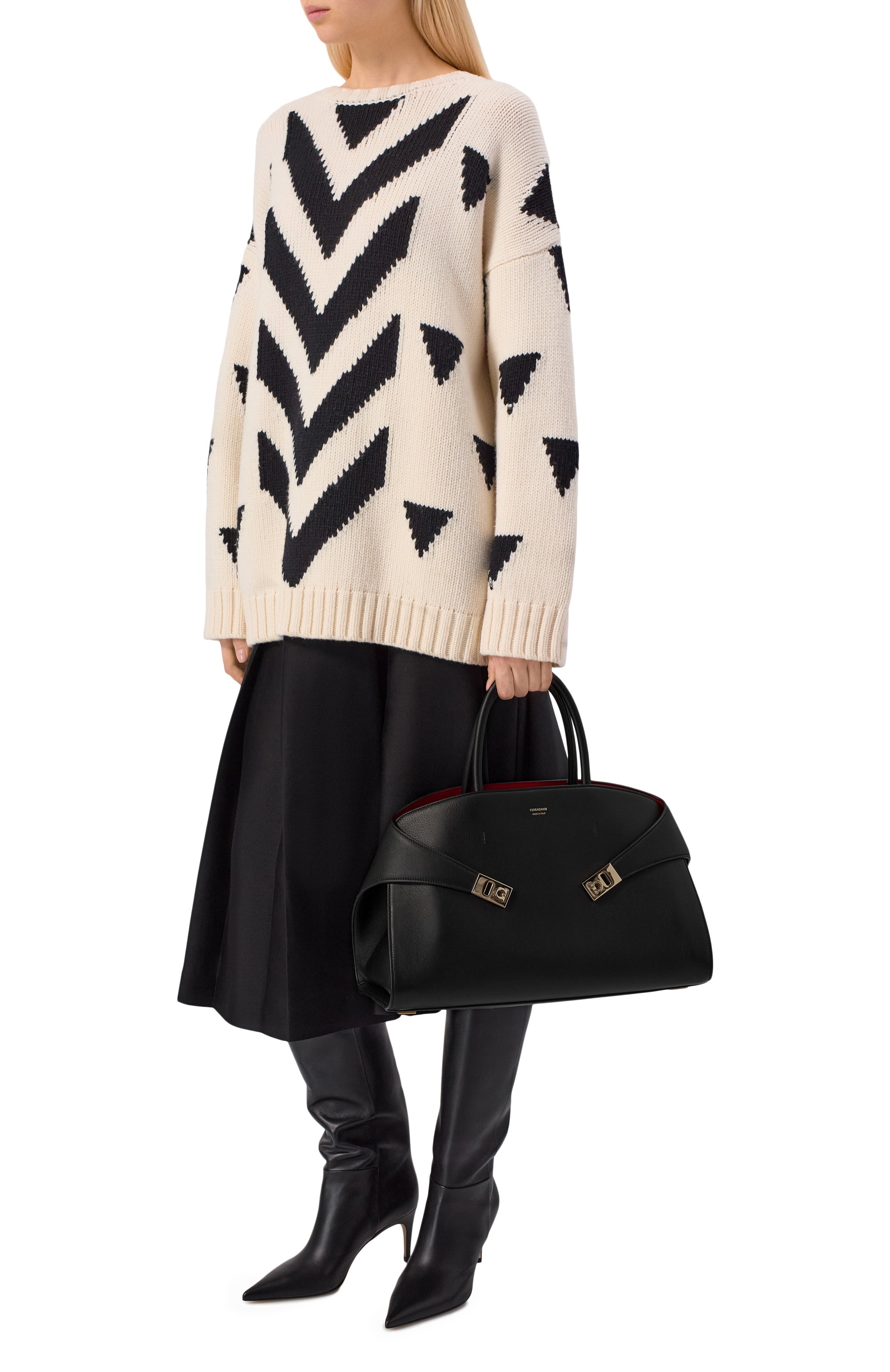 Сумка hug large FERRAGAMO, арт. 215921/767651, фото 7