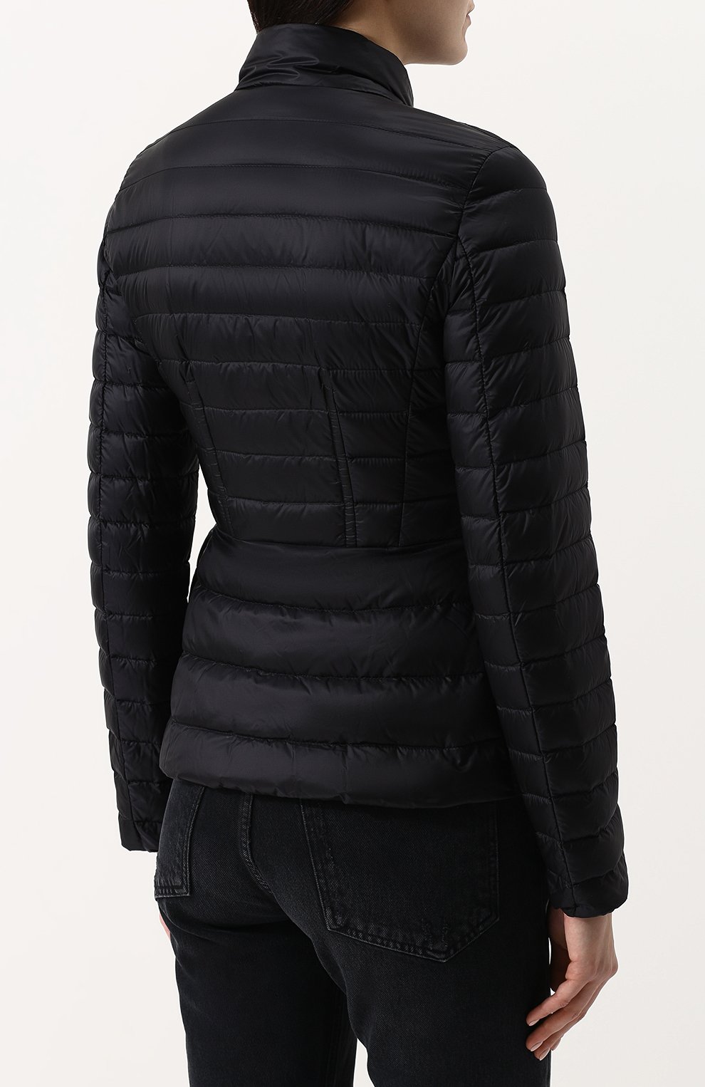 Приталенный стеганый пуховик с воротником-стойкой MONCLER, арт. D1-093-46333-94-53048, фото 4