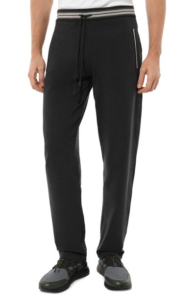 Хлопковые брюки STEFANO RICCI темно-серого цвета по цене 95050 руб., арт. K101028P3D/T23350, фото 3 Хлопковые брюки STEFANO RICCI, арт. K101028P3D/T23350, фото 3