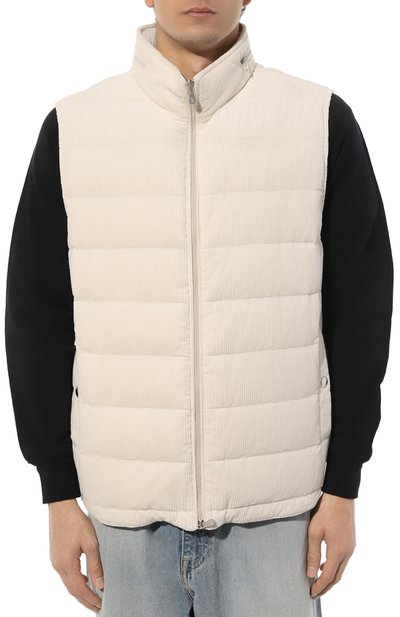 Пуховый жилет из вельвета BRUNELLO CUCINELLI, арт. ML4631714, фото 3