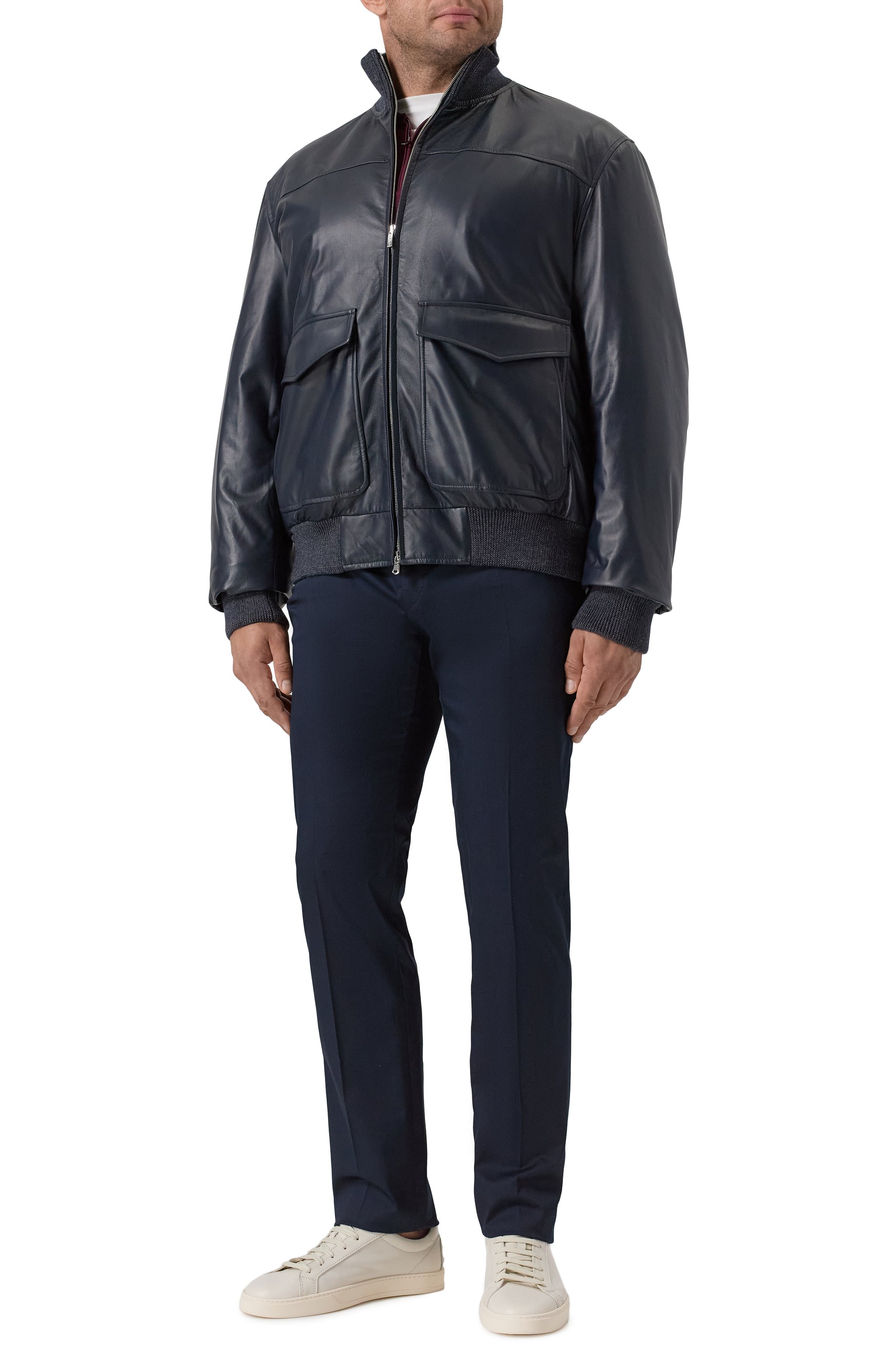 Кожаный бомбер CORTIGIANI, арт. 3AG650, фото 2