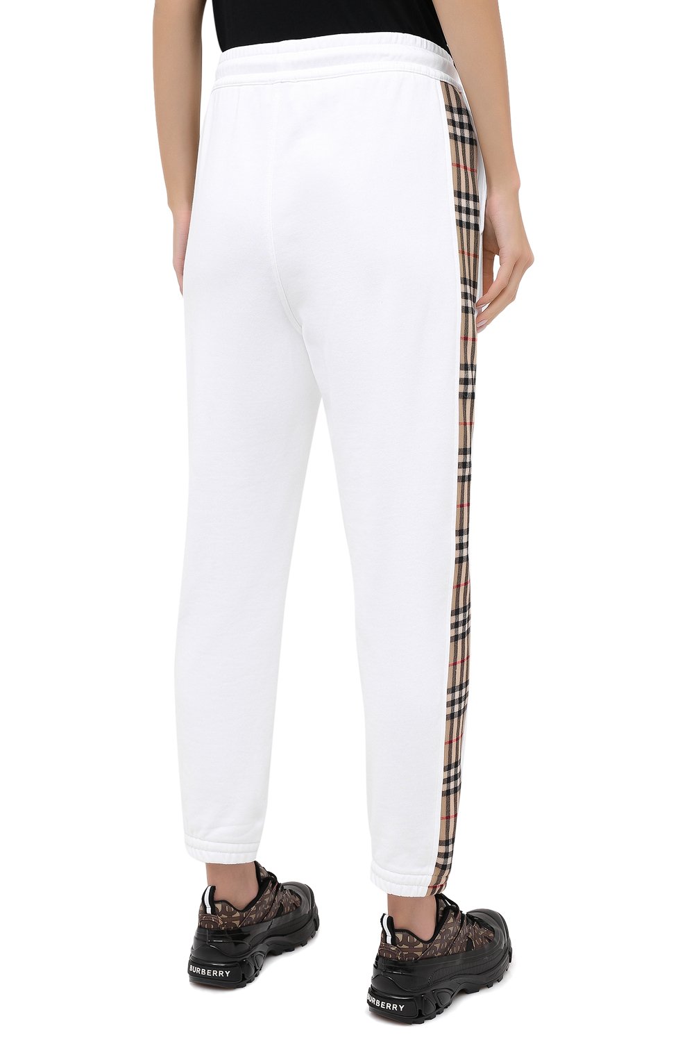 Хлопковые джоггеры BURBERRY, арт. 8032296, фото 4