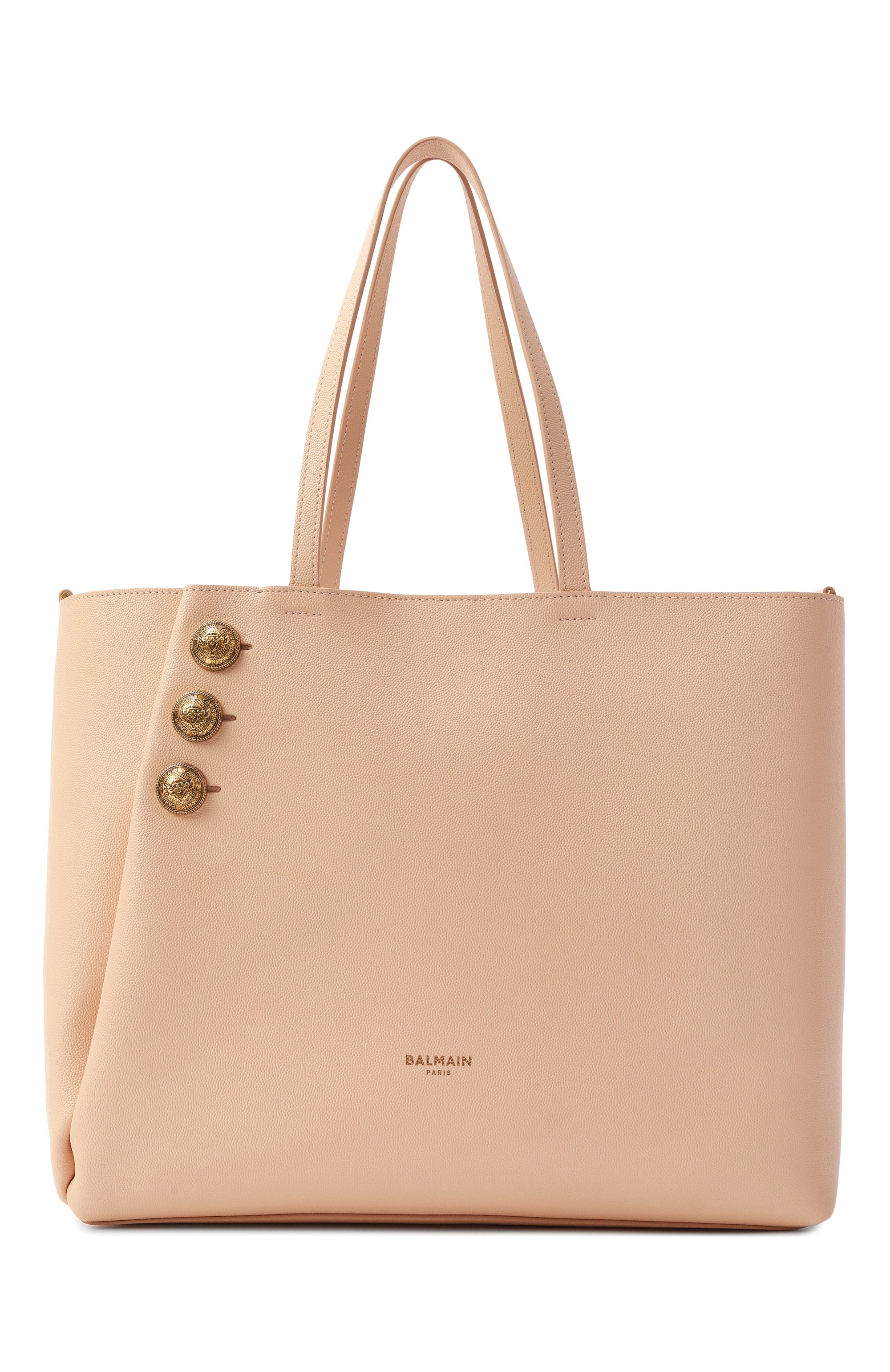 Сумка-тоут emblème BALMAIN бежевого цвета по цене 119500 руб., арт. DN1FE836/LGSR, фото 1 Сумка-тоут emblème BALMAIN, арт. DN1FE836/LGSR, фото 1
