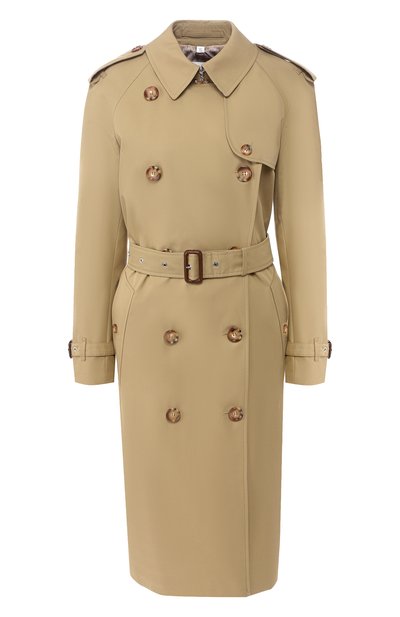 Женский хлопковый тренч wharfbridge BURBERRY, арт. 8028799