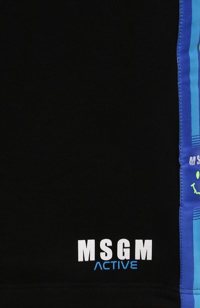Хлопковые шорты MSGM KIDS, арт. MS029015, фото 3