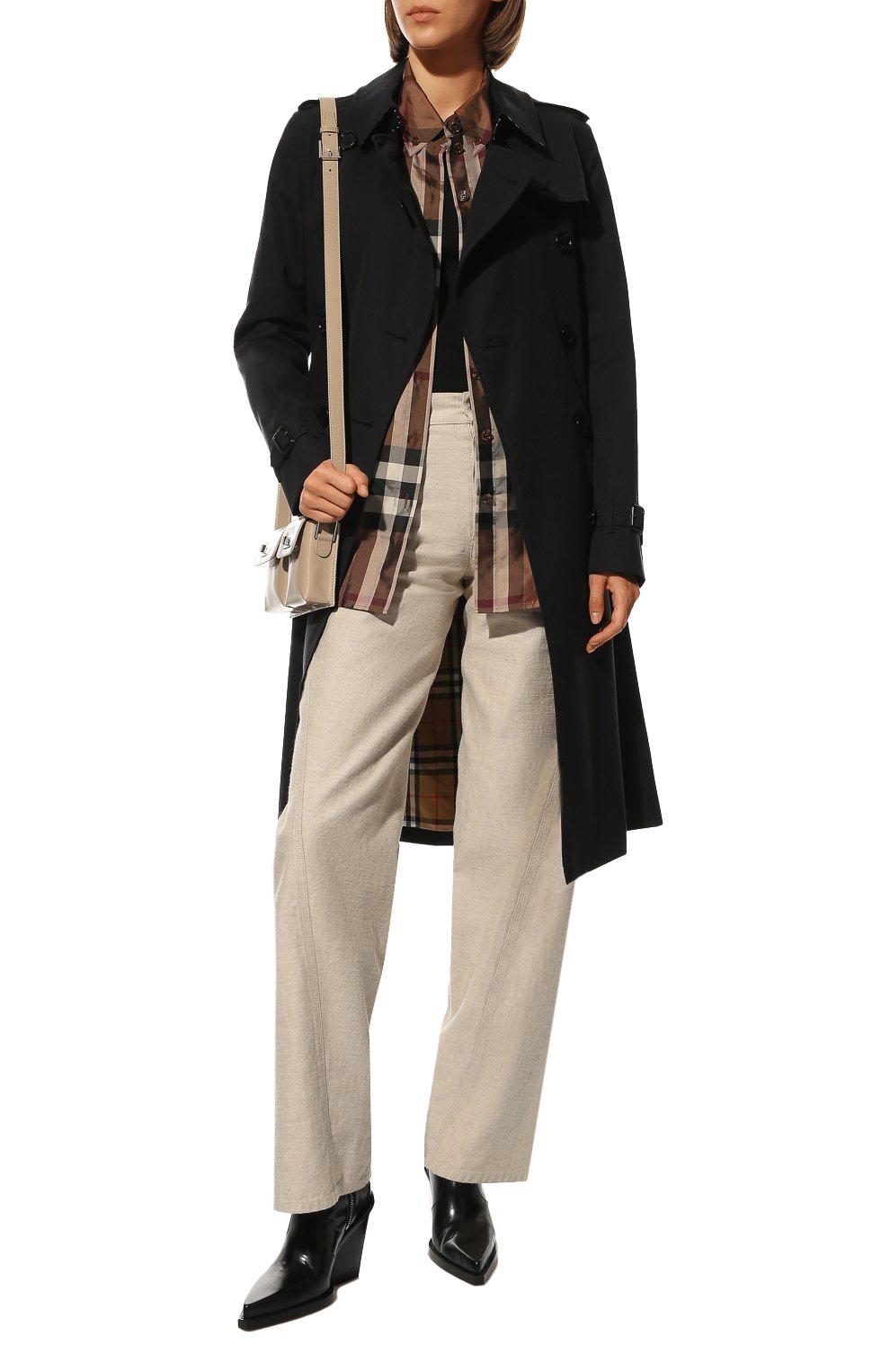 Шелковая рубашка BURBERRY, арт. 8044841, фото 2