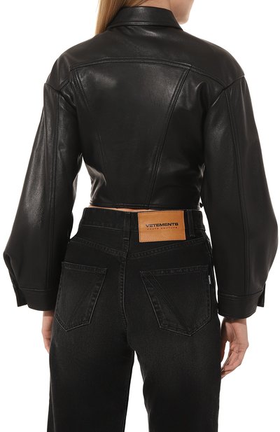 Кожаная куртка PINKO, арт. 100840-A0QY, фото 4