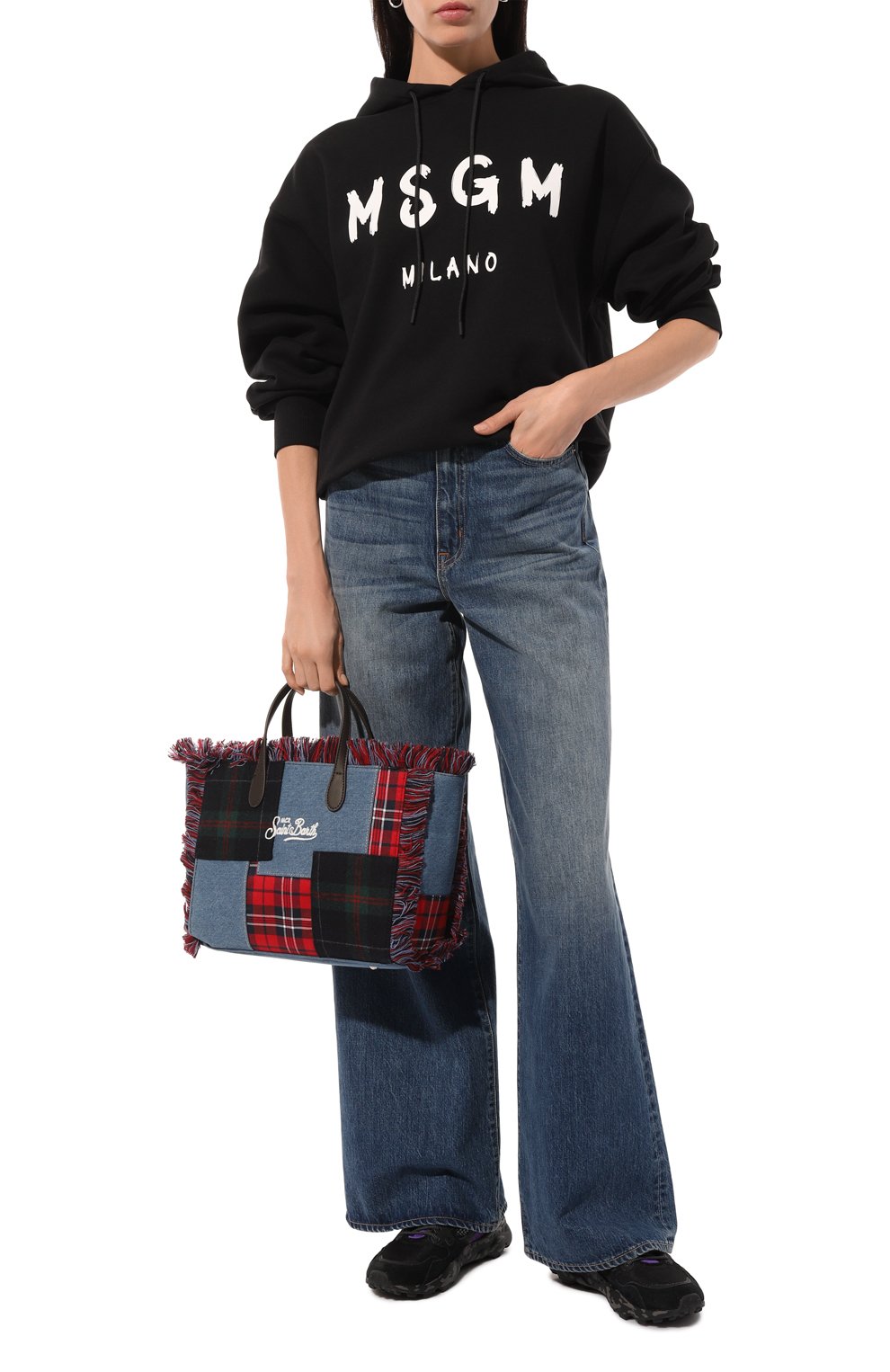 Хлопковое худи MSGM, арт. 2000MDM515 200001, фото 2