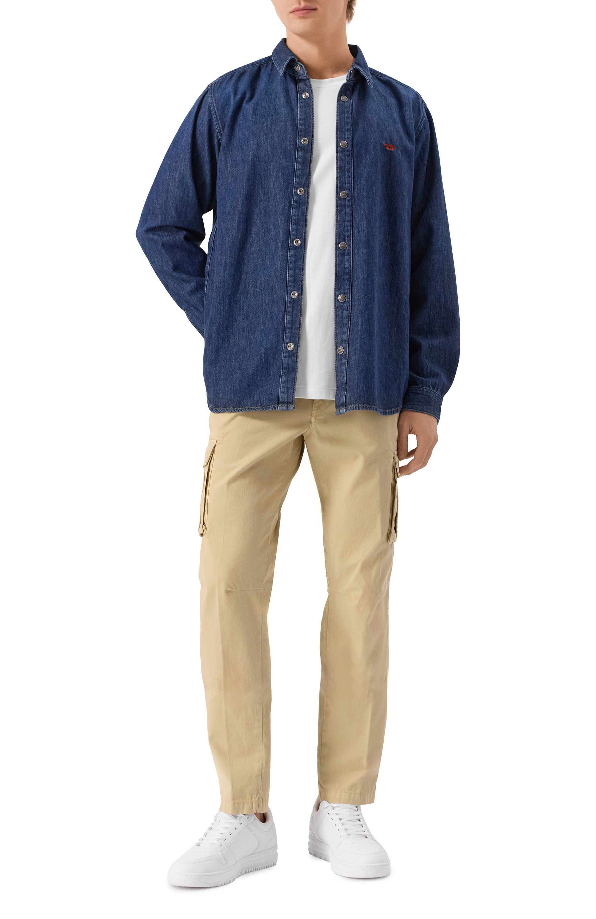 Хлопковый лонгслив ATTACHMENT, арт. AJ42-054, фото 2