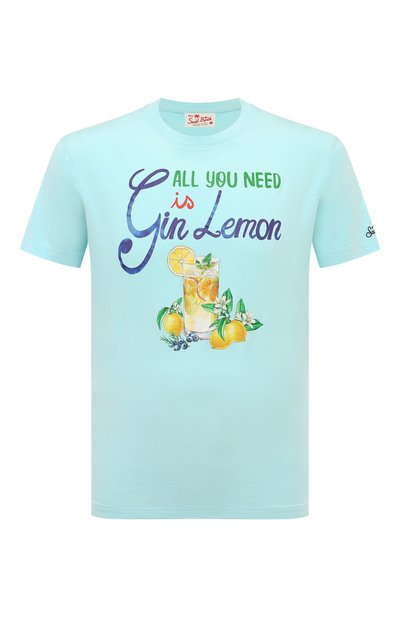 Мужская хлопковая футболка MC2 SAINT BARTH, арт. STBM TSHIRT MAN/TSHM001/02203B