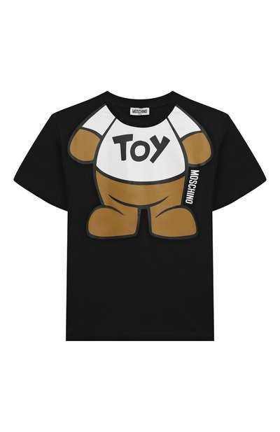 Хлопковая футболка MOSCHINO, арт. HXM03R/LAA33/4-8