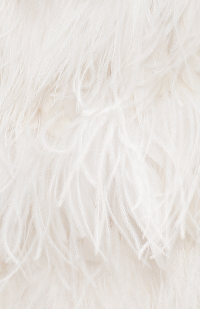 Шелковая юбка с перьями DOLCE & GABBANA, арт. F4BJNF/GDM07, фото 5