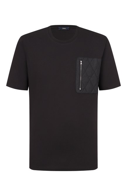 Мужская хлопковая футболка HERNO, арт. JG000245U/52000