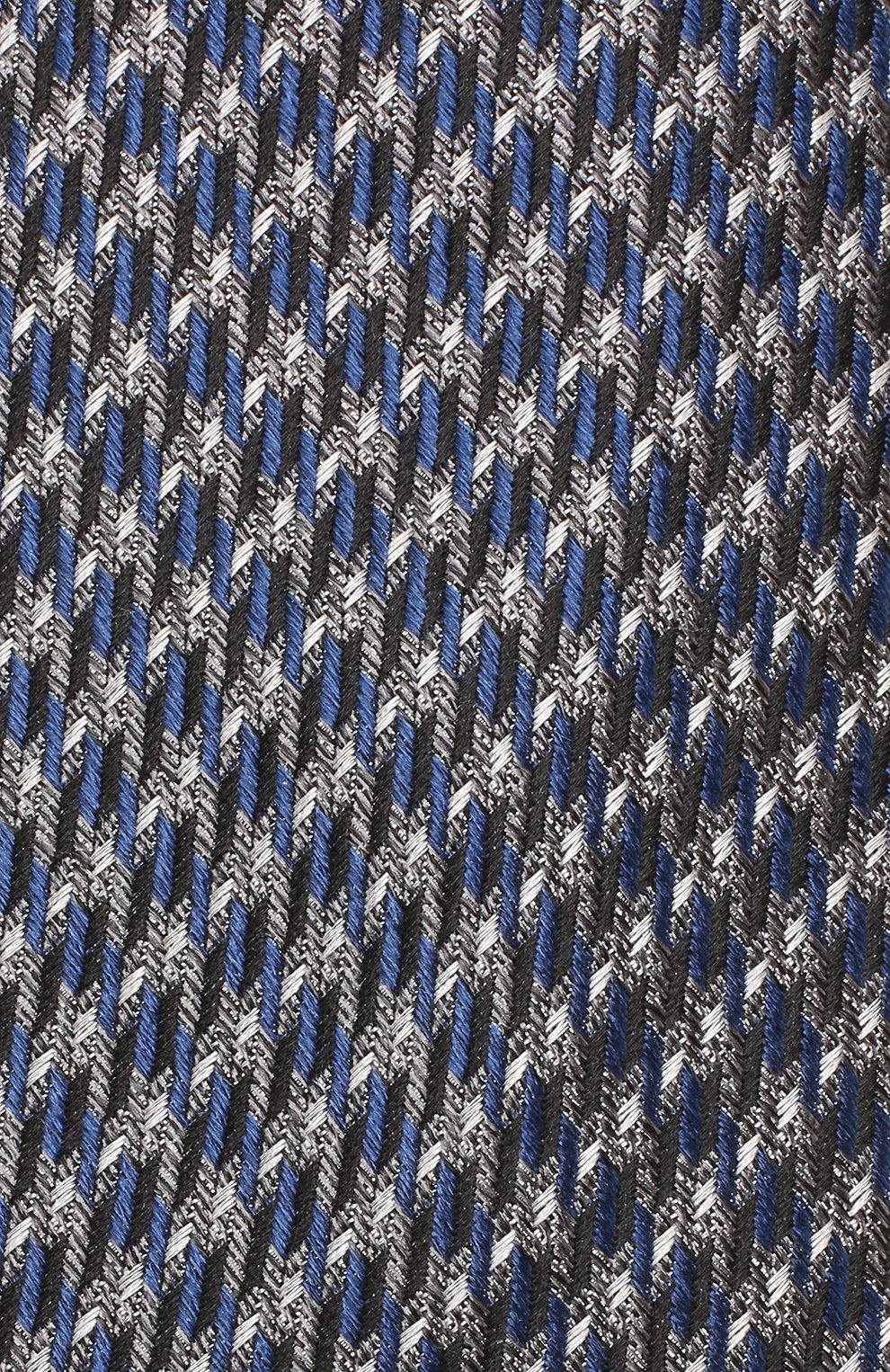 Шелковый галстук LANVIN синего цвета по цене 8495 руб., арт. 40595/TIE, фото 3 Шелковый галстук LANVIN, арт. 40595/TIE, фото 3