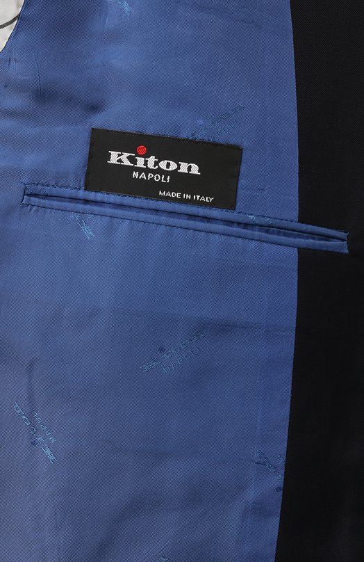 Шерстяной костюм Kiton UA81K0127003 Синий  UA81K0127003 Фото 9