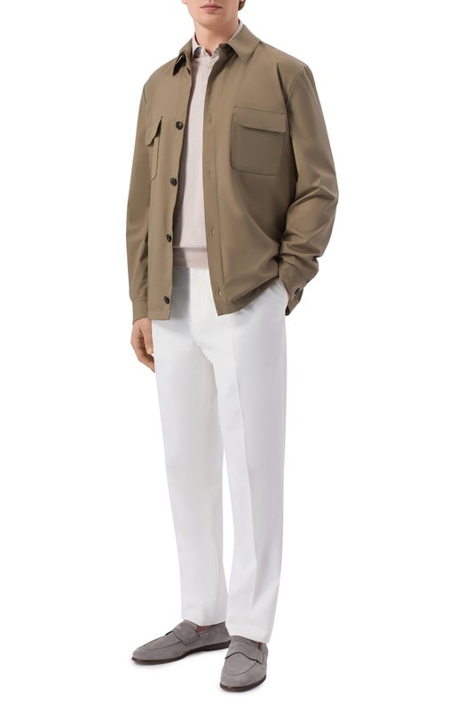 Куртка-рубашка Loro Piana FAQ3020 Хаки  FAQ3020 Фото 2