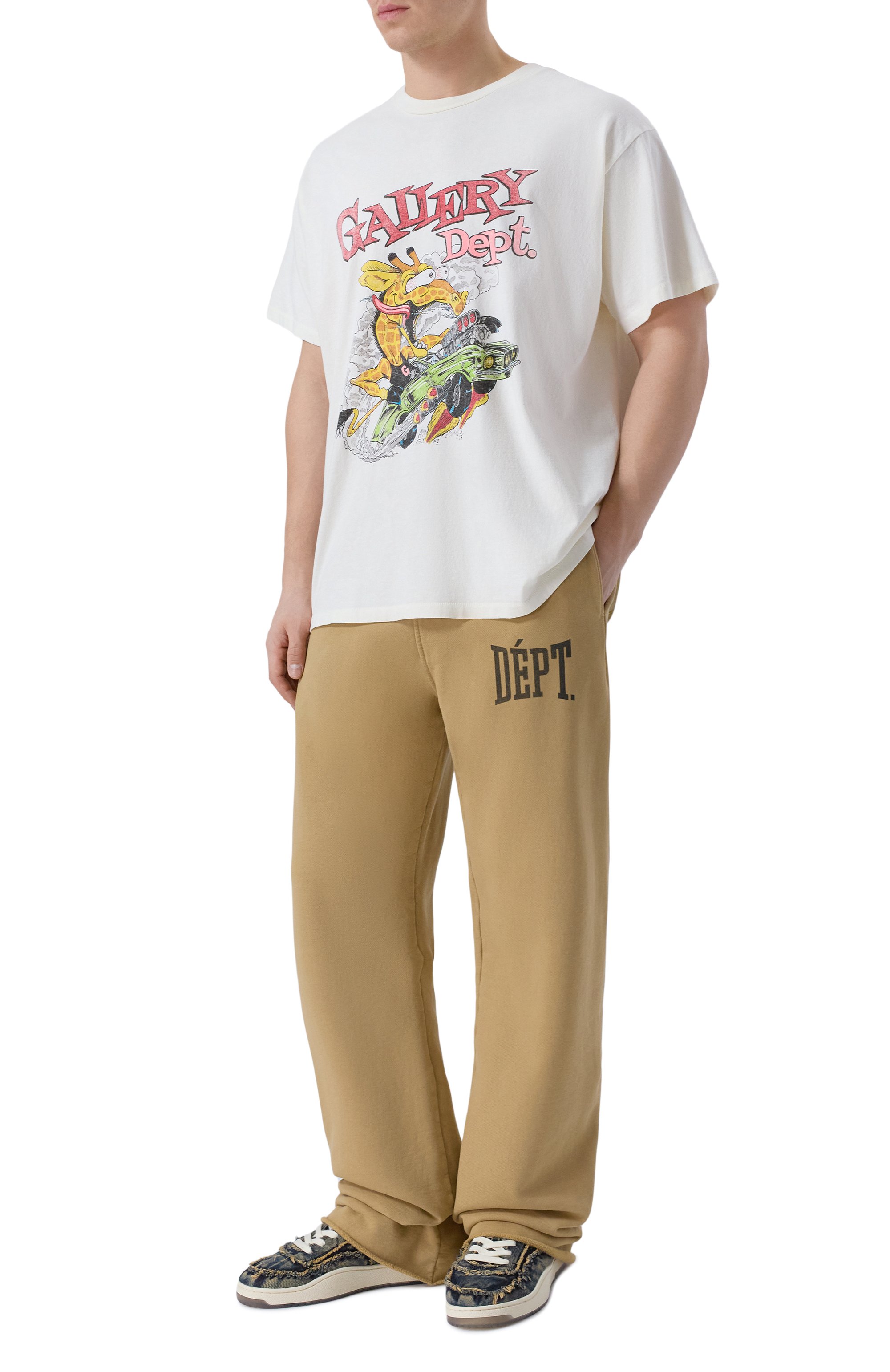 Хлопковые брюки GALLERY DEPT. бежевого цвета по цене 103500 руб., арт. LSP-40080, фото 2 Хлопковые брюки GALLERY DEPT., арт. LSP-40080, фото 2