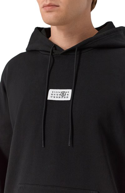 Хлопковое худи MM6, арт. SH0GU0033/M25025, фото 5