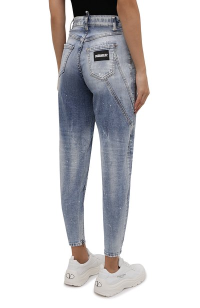 Джинсы DSQUARED2 тёмно-голубого цвета по цене 74850 руб., арт. S72LB0445/S30342, фото 4 Джинсы DSQUARED2, арт. S72LB0445/S30342, фото 4
