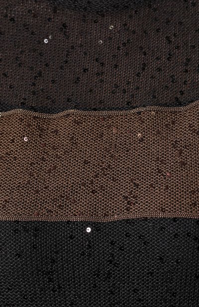 Платье из смеси льна и шелка BRUNELLO CUCINELLI темно-серого цвета по цене 309500 руб., арт. M10553A90, фото 5 Платье из смеси льна и шелка BRUNELLO CUCINELLI, арт. M10553A90, фото 5