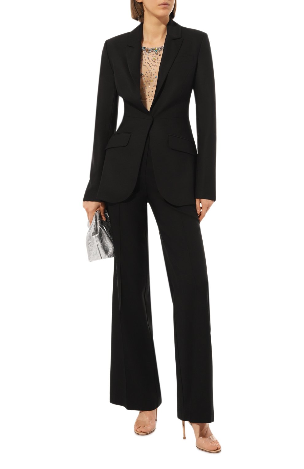 Комбинированные босоножки metropolis GIANVITO ROSSI, арт. G31841.15RIC.GSVNUNU, фото 2