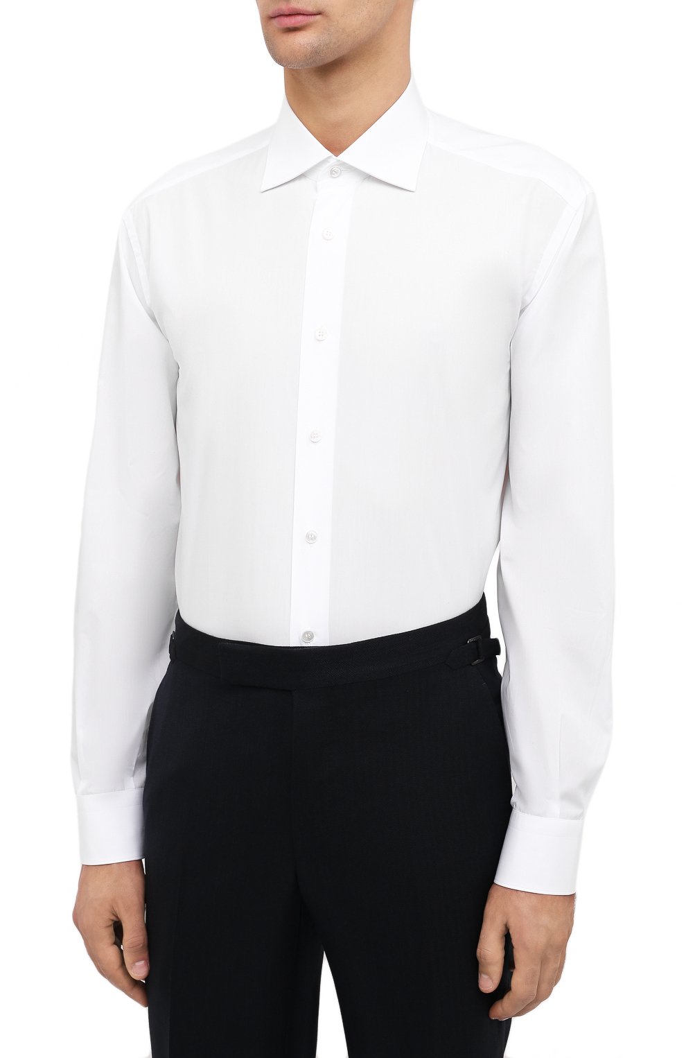 Хлопковая сорочка BRIONI белого цвета по цене 55400 руб., арт. RCL42F/PZ005, фото 3 Хлопковая сорочка BRIONI, арт. RCL42F/PZ005, фото 3