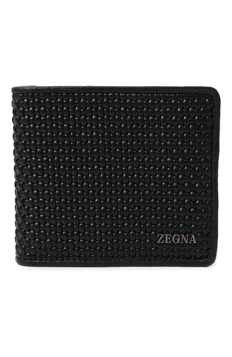 Мужской кожаное портмоне ZEGNA черного цвета, арт. E1155Z-LHPTG | Фото 1 (Материал: Натуральная кожа; Нос: Не проставлено)